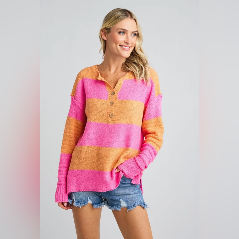 Wishlist Multi Striped Sweater